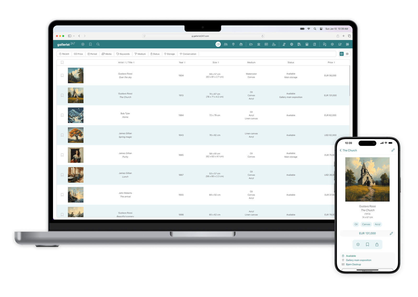 gallerist247 - devices