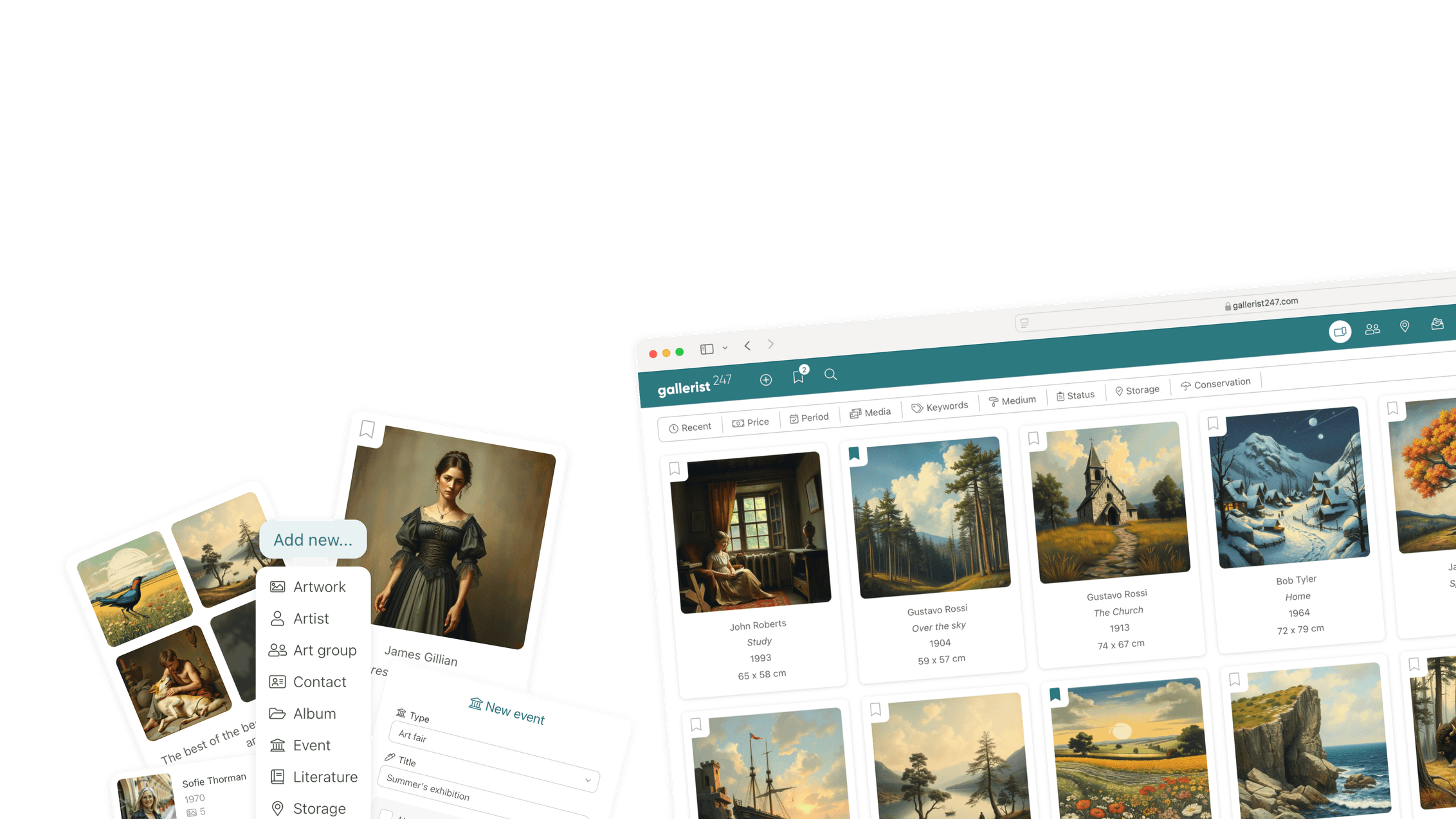 gallerist247 - Add your content