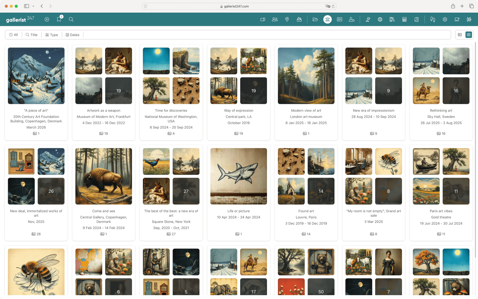 gallerist247 - events-list