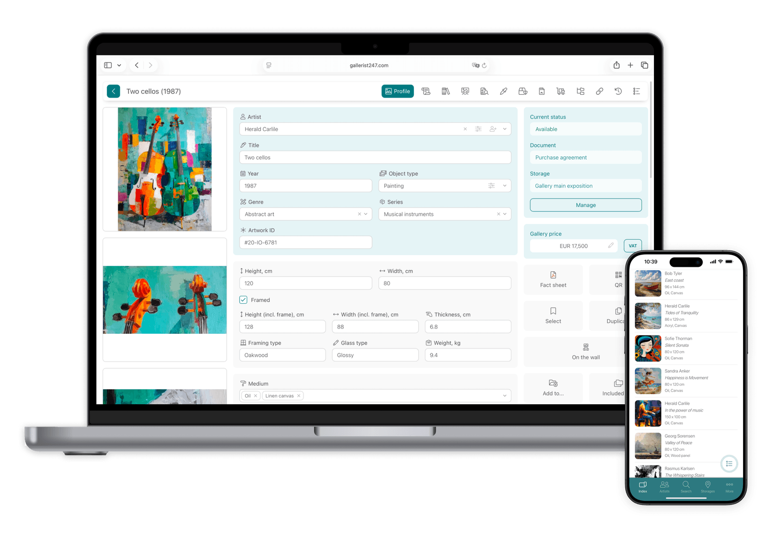 gallerist247 - welcome